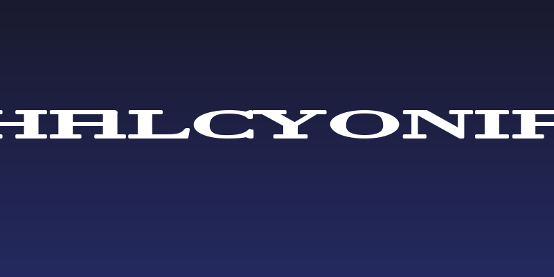 Halcyonia Social Header