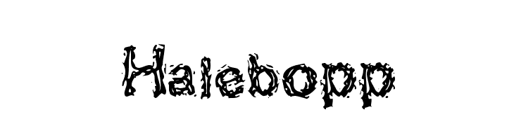 Halebopp फ़ॉन्ट