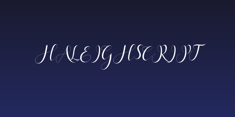 HaleighScript Social Header