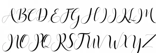 HaleighScript Schriftart Groß