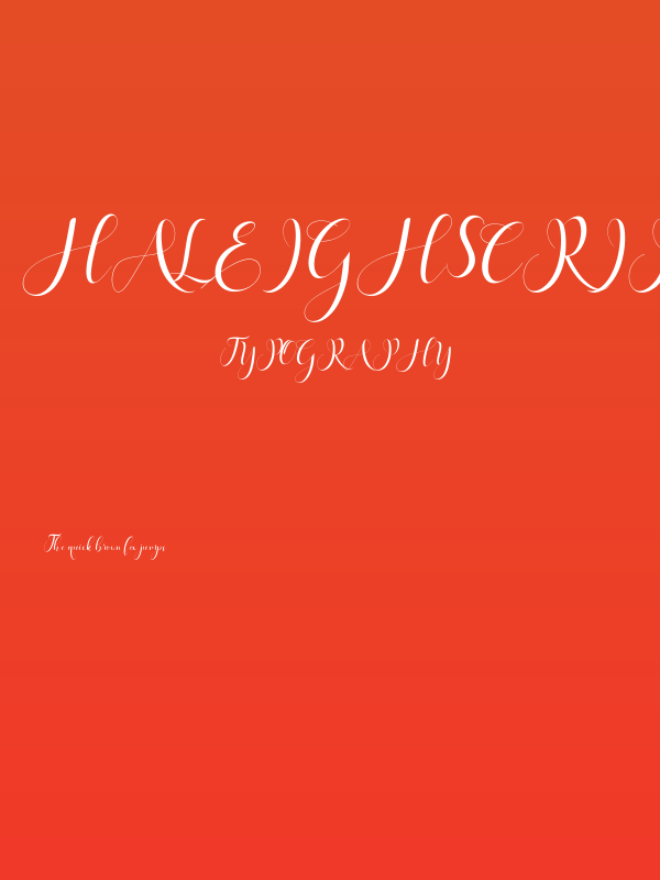 HaleighScript Poster