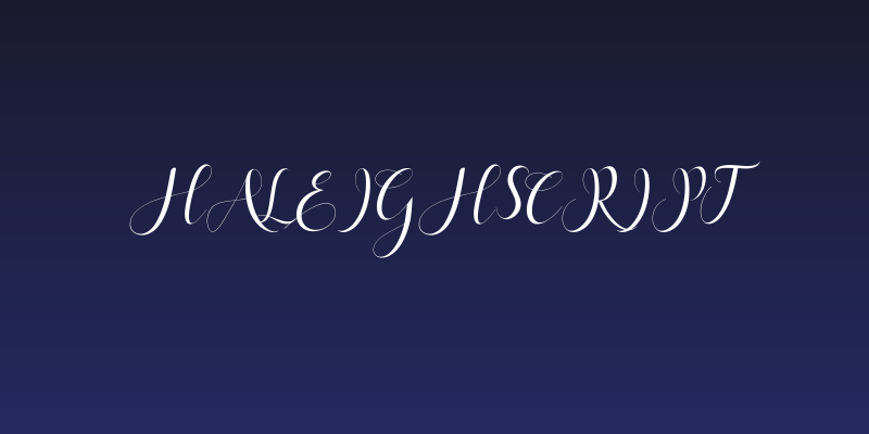 HaleighScript Social Header