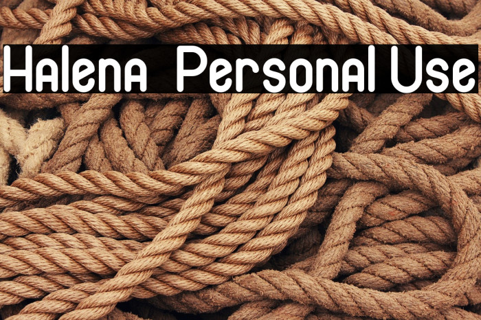 Halena - Personal Use Example 3