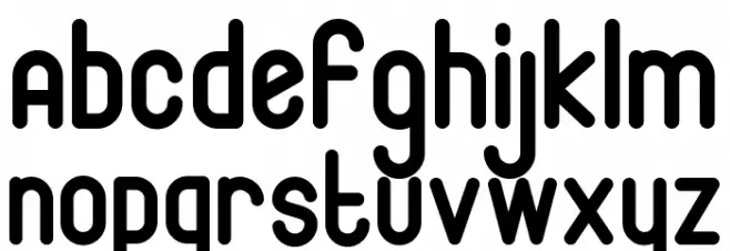 Halena - Personal Use Schriftart Kleinbuchstaben