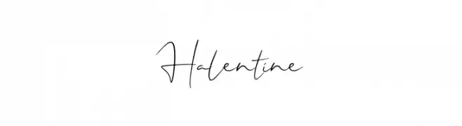 Halentine  Frei Schriftart Herunterladen