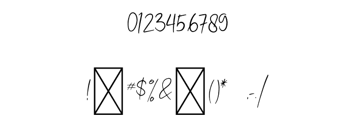 Halentine Font OTHER CHARS