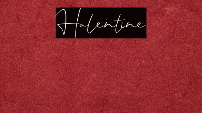 Halentine Example 1
