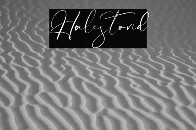 Halestond Font examples
