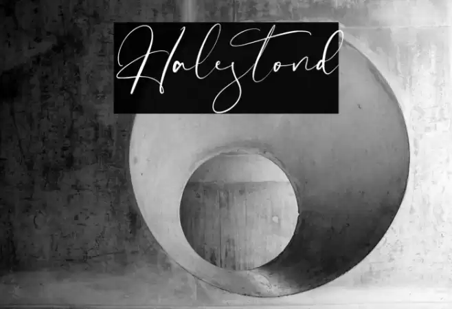 Halestond Font examples