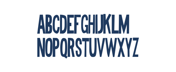 Half Cut Gothic Uppercase