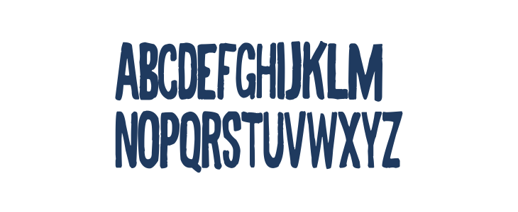 Half Cut Gothic Lowercase