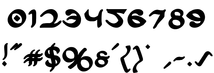 Half-Elven Bold Font OTHER CHARS