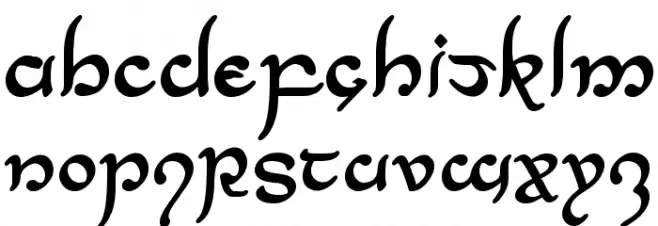 Half-Elven Bold Polices MAJUSCULES