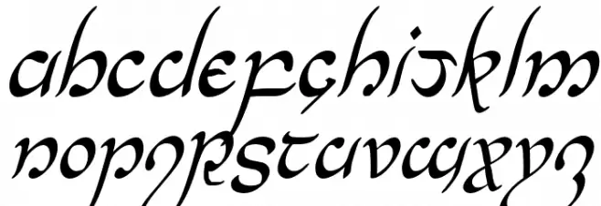 Half-Elven Condensed Italic Fonte MAIÚSCULAS