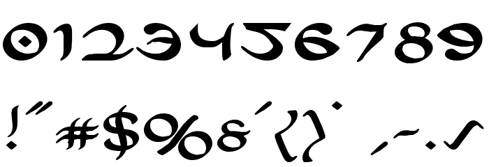Half-Elven Expanded Font OTHER CHARS