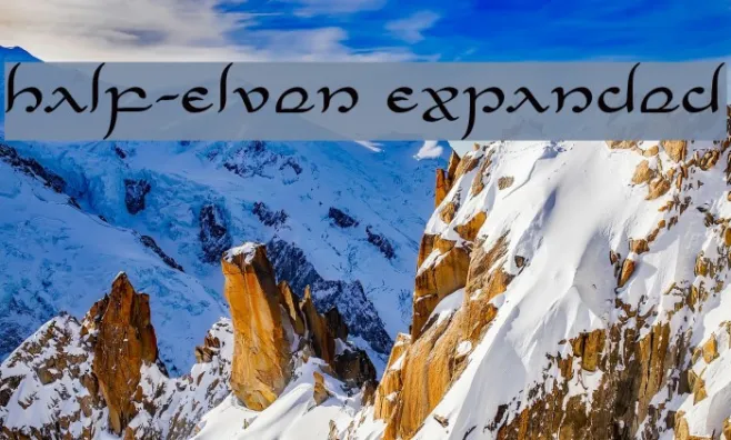 Half-Elven Expanded Example 3