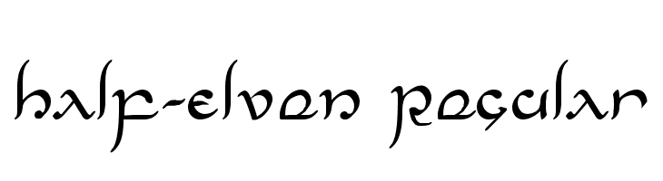 Half-Elven Regular Font
