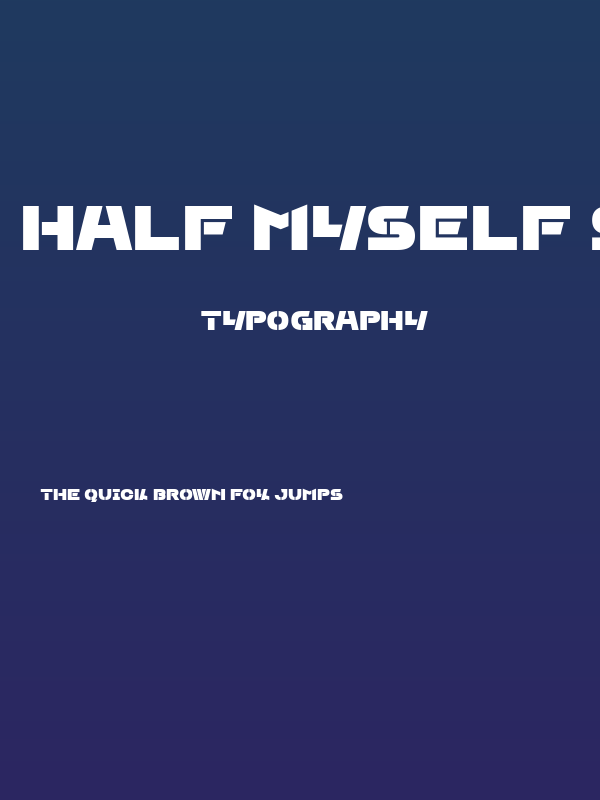 Half Myself Straight Poster