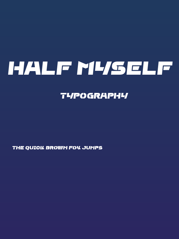 Half Myself Poster