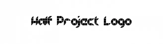Half Project Logo  font caratteri gratis