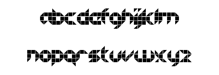 Half Project Logo Font LOWERCASE