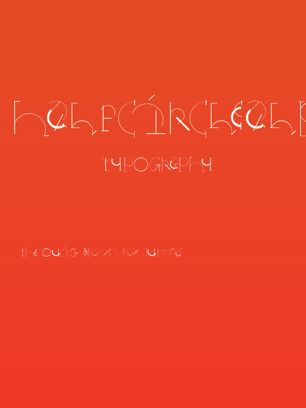 HalfCircleAlphabetXP Poster