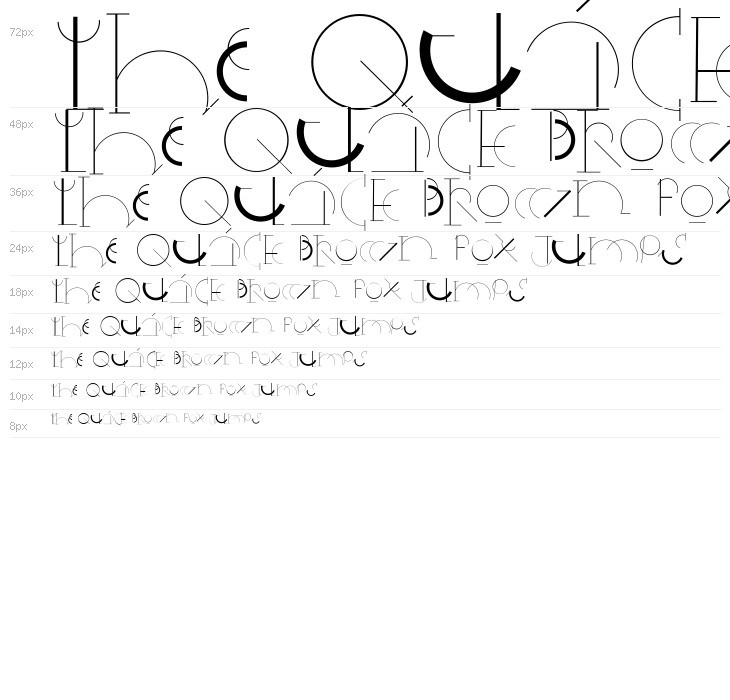 HalfCircleAlphabetXP Waterfall