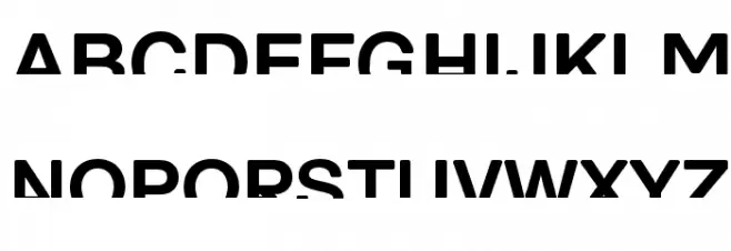 HalfEnough Bold Fonte MAIÚSCULAS