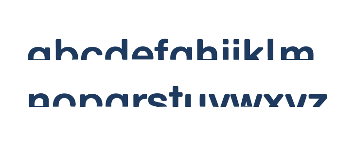 HalfEnough Bold Lowercase