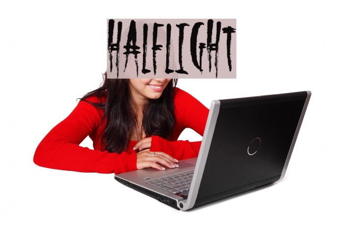 HalfLight Font examples