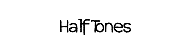 HalfTones  नि: शुल्क फ़ॉन्ट्स डाउनलोड