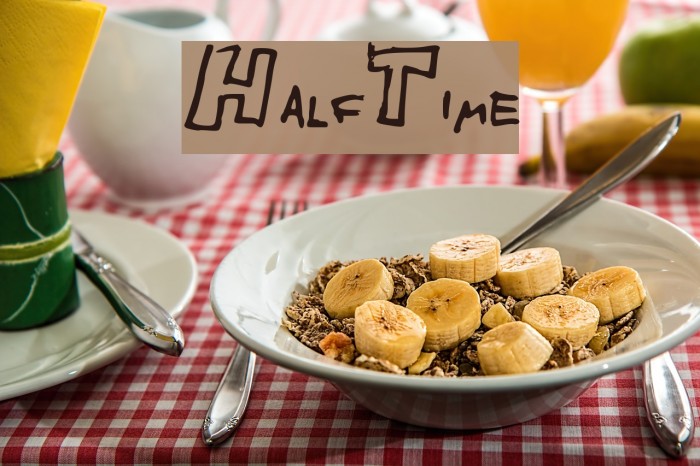 Half_Time Font examples