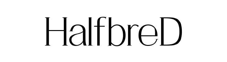 HalfbreD  Free Fonts Download