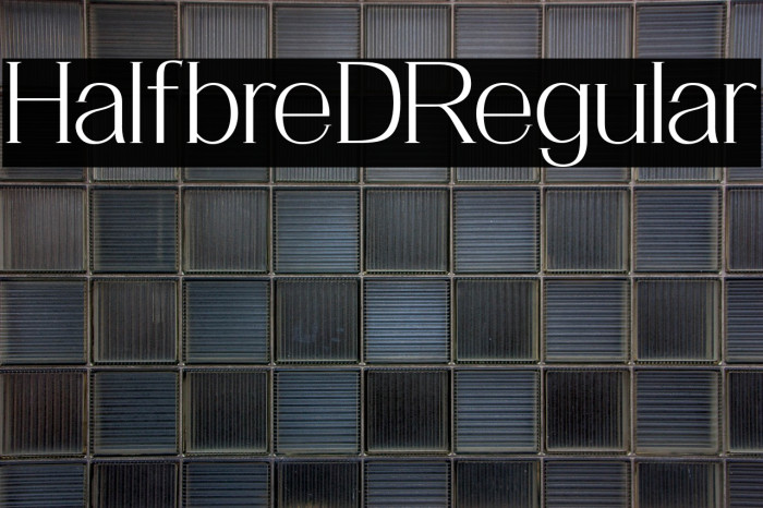 HalfbreDRegular Example 2