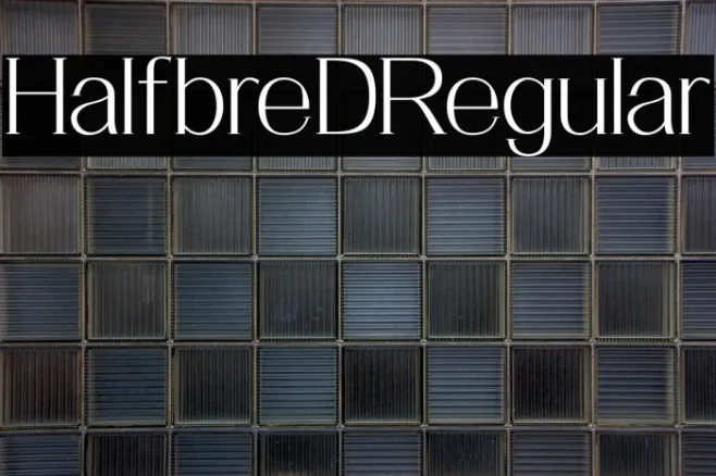 HalfbreDRegular Example 2