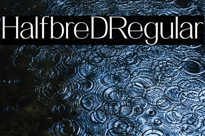 HalfbreDRegular Example 3