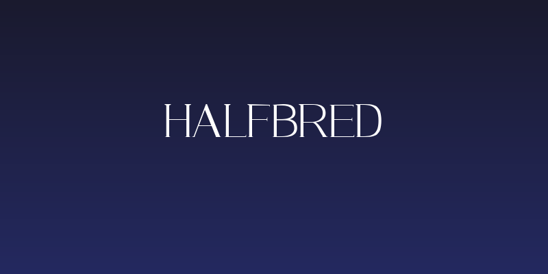 HalfbreD Social Header
