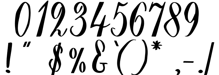 HalfesikaScript-Regular Font OTHER CHARS