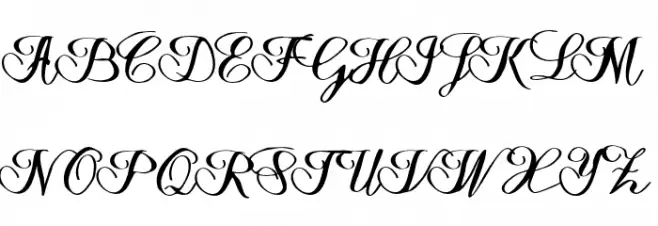 HalfesikaScript-Regular Polices MAJUSCULES