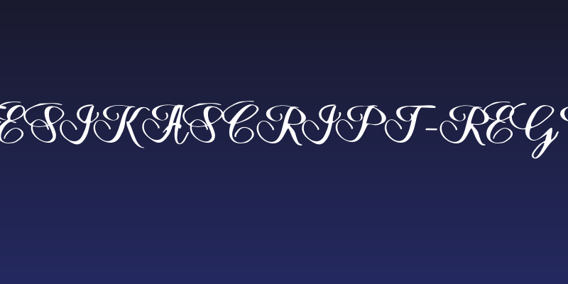 HalfesikaScript-Regular Social Header