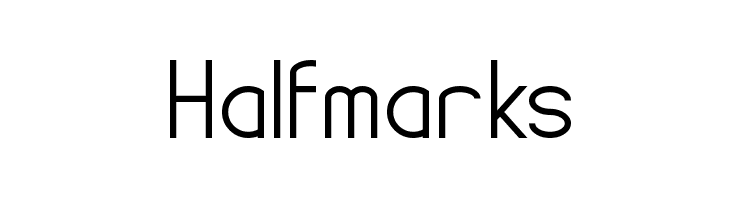 Halfmarks  Free Fonts Download
