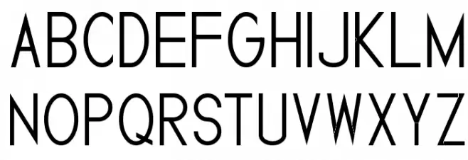 Halfmarks フォント 大文字