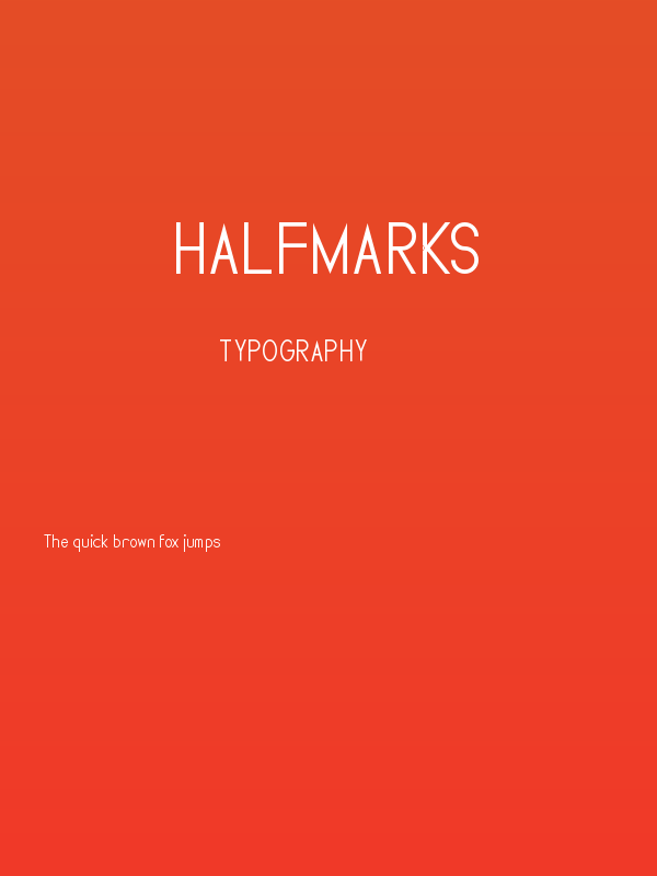 Halfmarks Poster