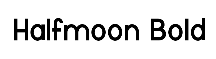 Halfmoon Bold Font