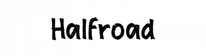 Halfroad  नि: शुल्क फ़ॉन्ट्स डाउनलोड