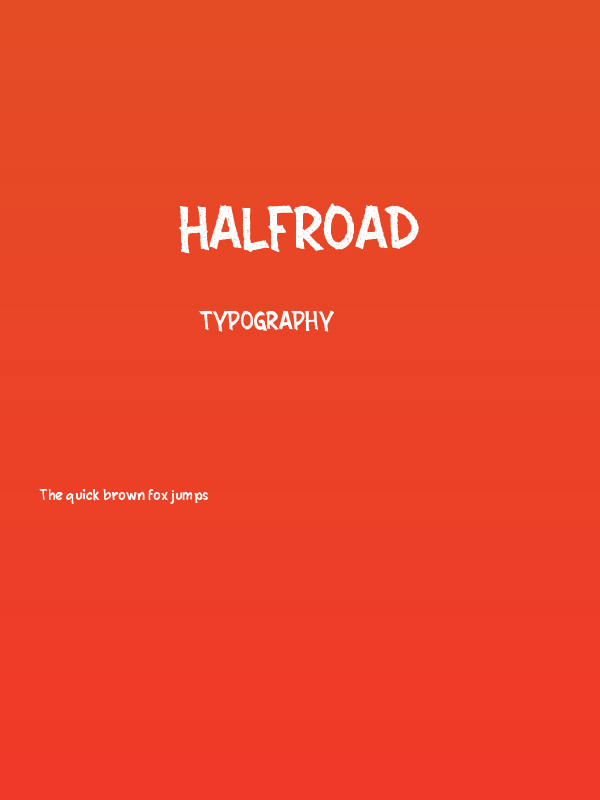 Halfroad Poster