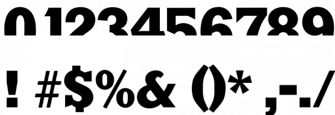 HalfsAreEnoughLatin Font OTHER CHARS
