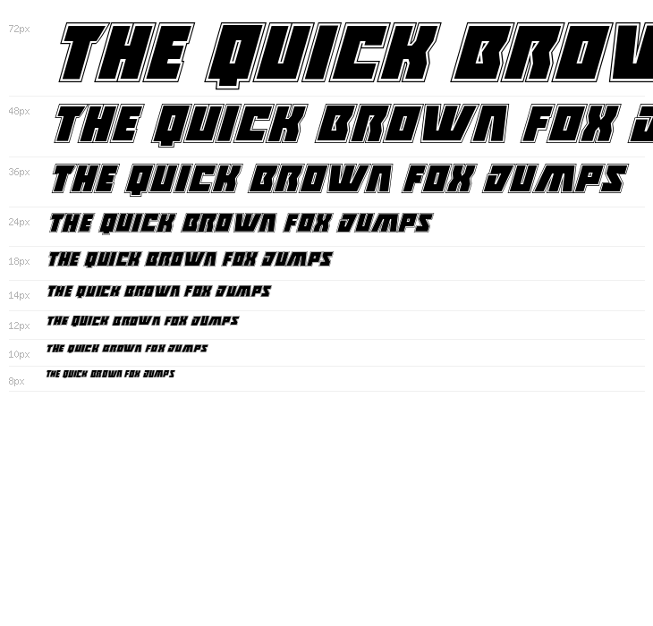 Halfshell Hero Academy Italic Waterfall