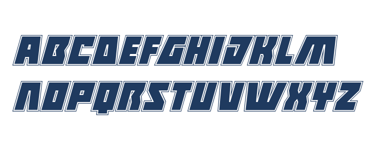 Halfshell Hero Academy Italic Lowercase