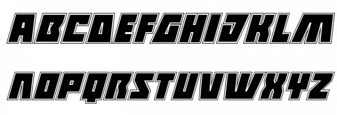 Halfshell Hero Academy Italic 字体 小写